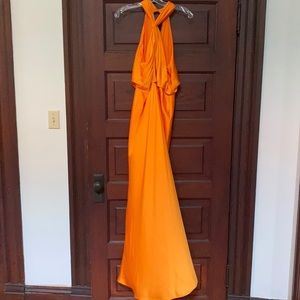 Bright Orange Formal Gown by ASOS